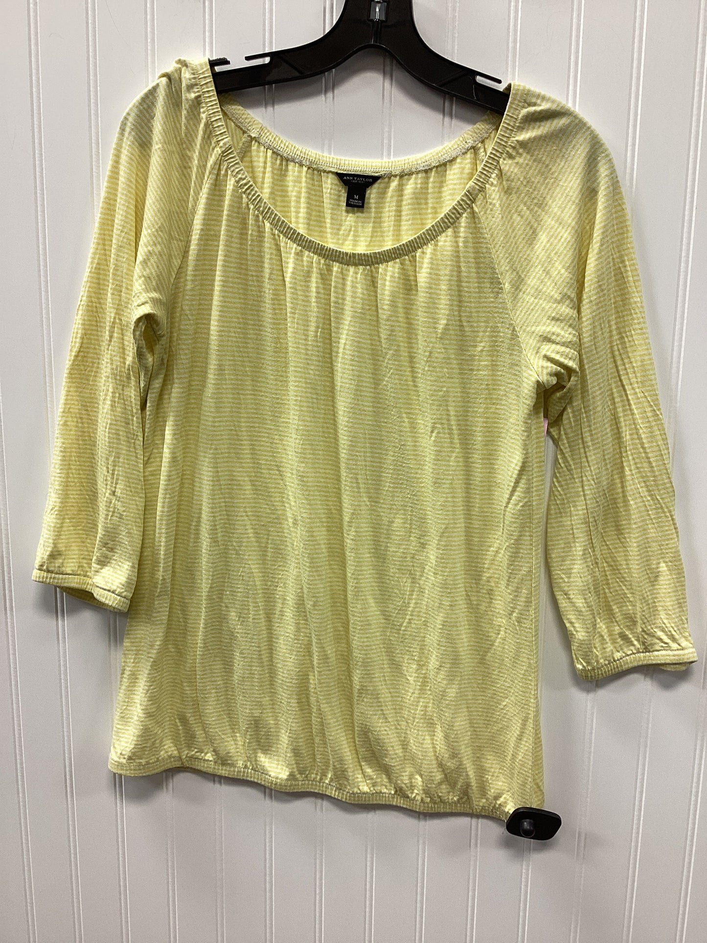 Top Ls By Ann Taylor In Yellow, Size:M