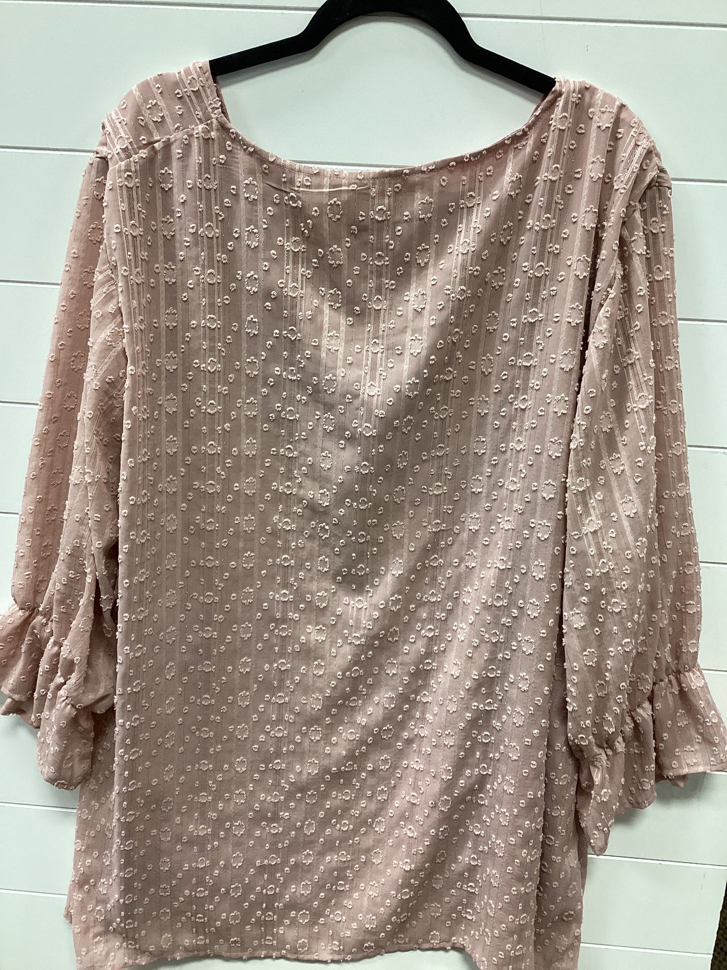 Top Ls By Bloomchic In Pink, Size:3X