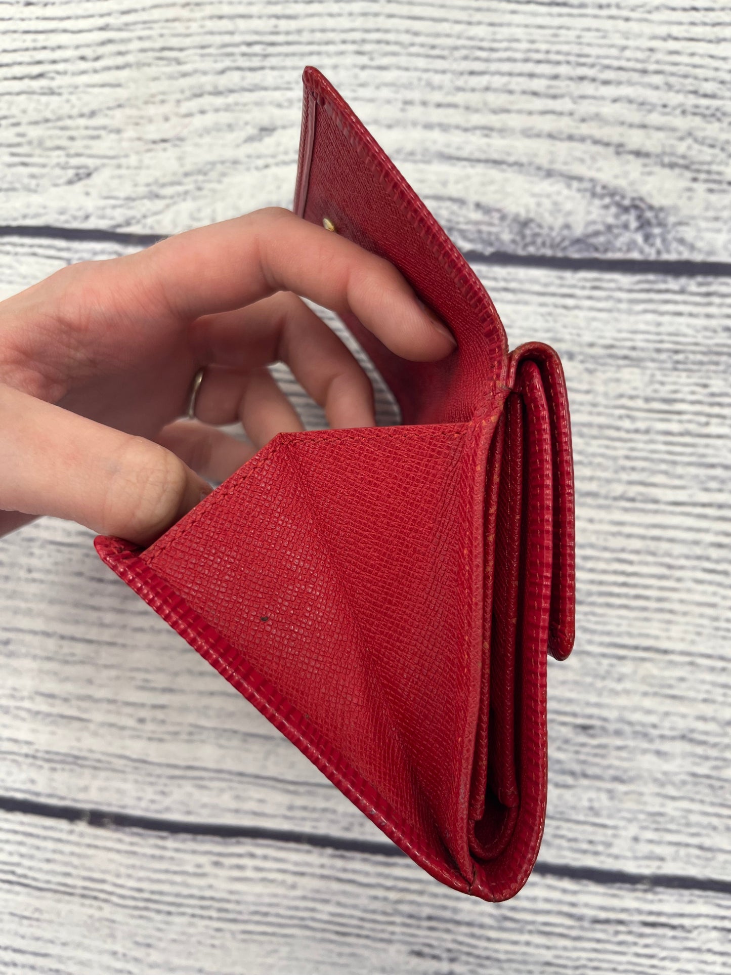 Wallet Luxury Designer By Louis Vuitton, Size: Small