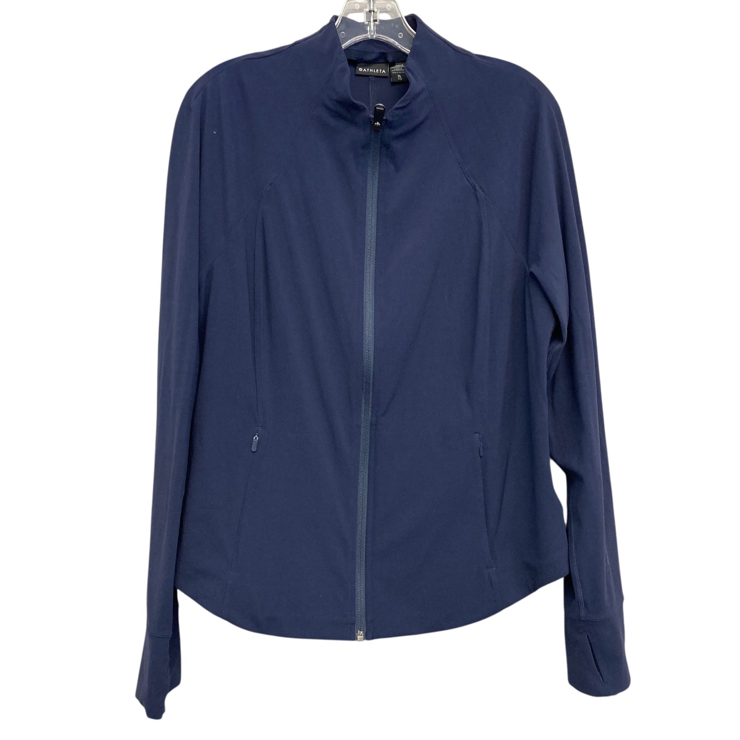 Athletic Jacket By Athleta In Navy, Size:Xl
