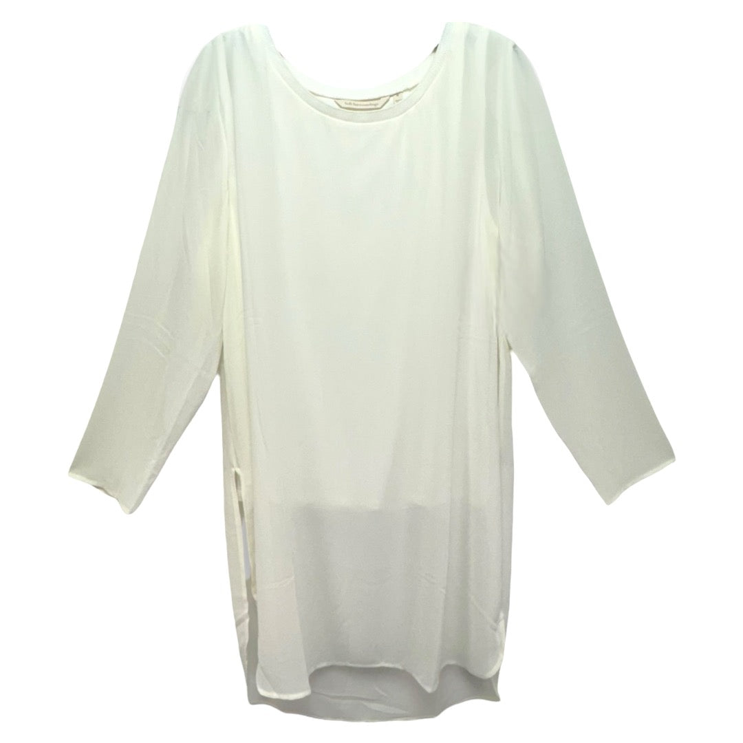 Relaxed Elegance Tunic Blouse By Soft Surroundings In Cream, Size: M