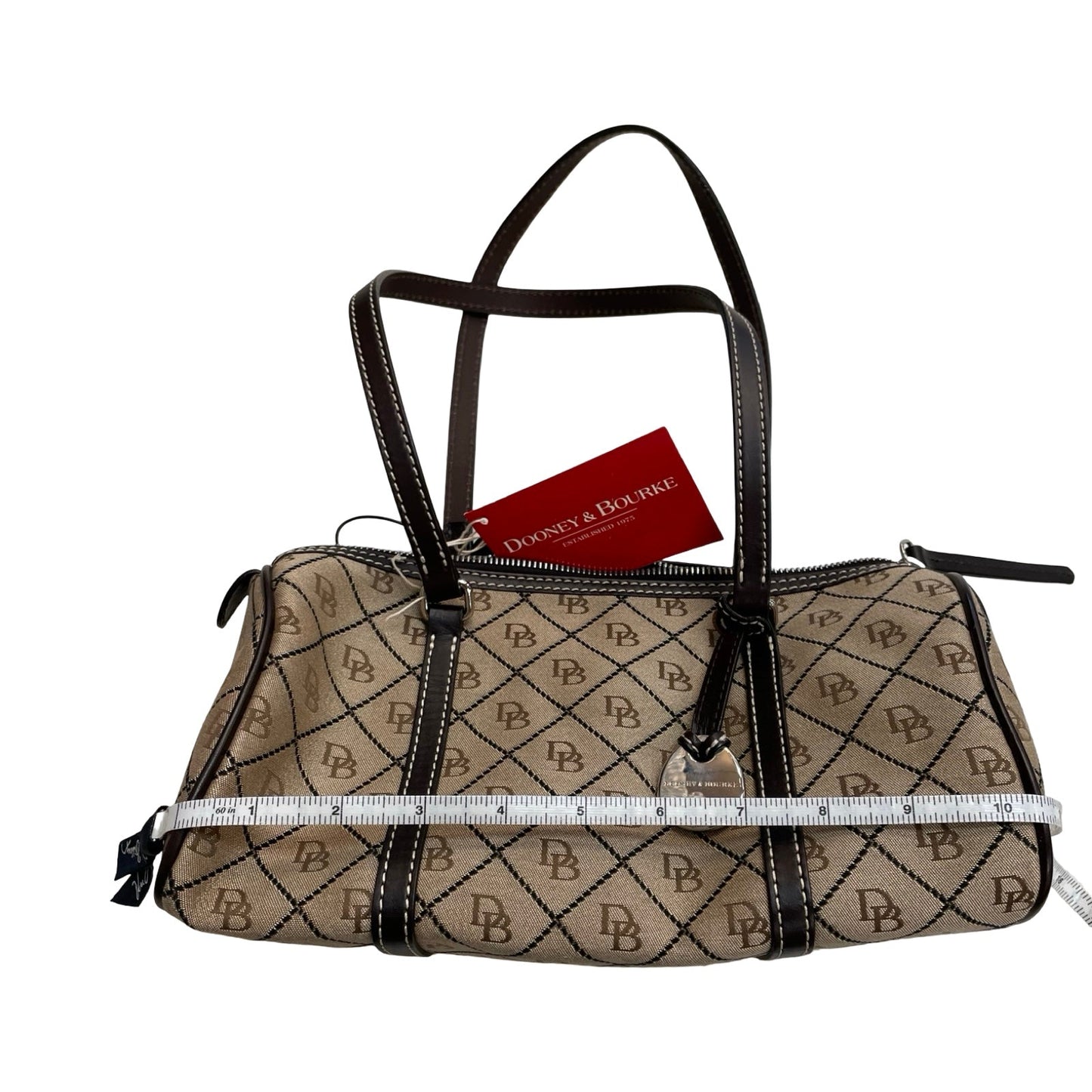 Handbag Designer By Dooney And Bourke In Brown, Size:Medium