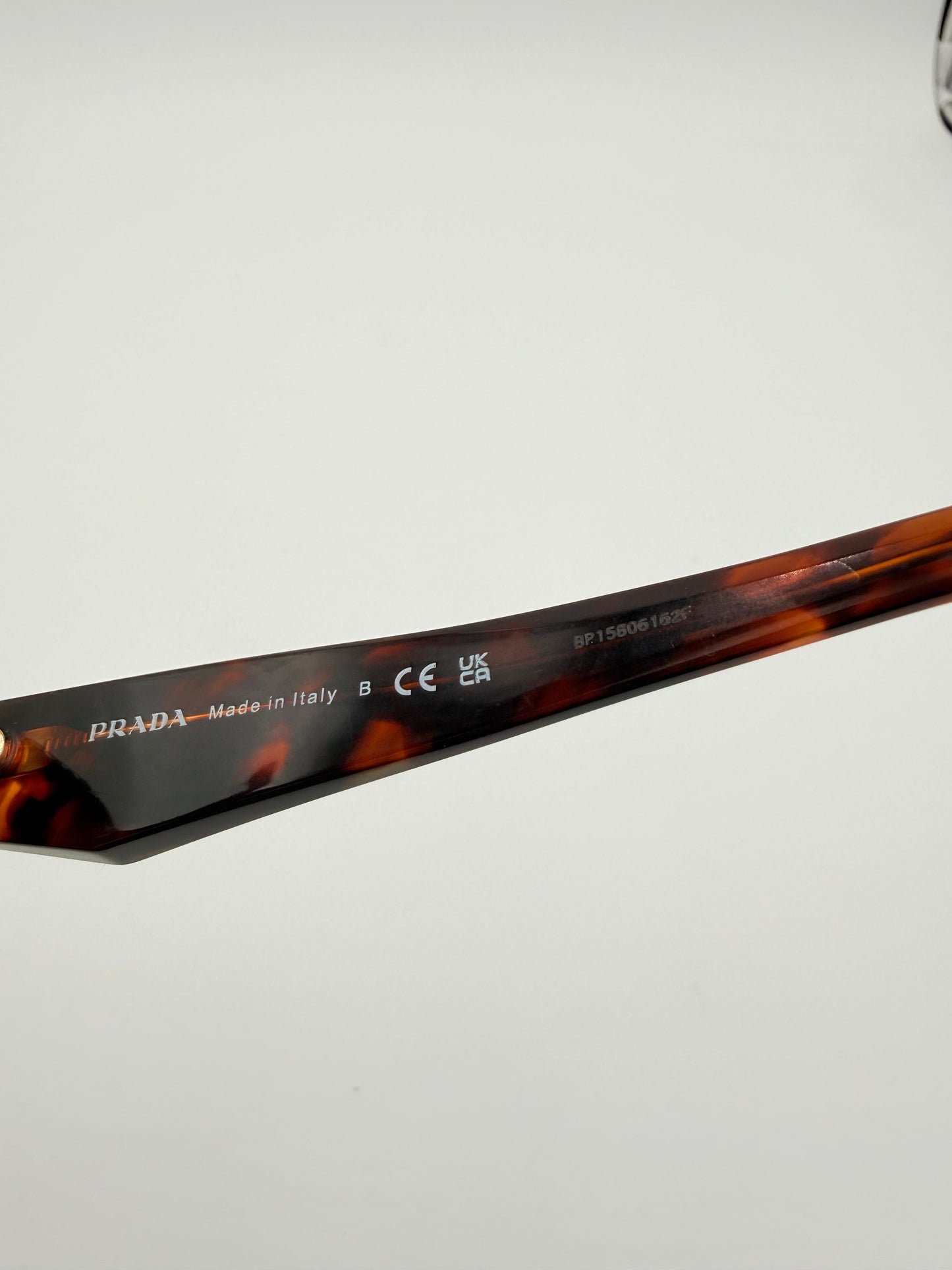 Sunglasses Luxury Designer By Prada In Brown, Size: