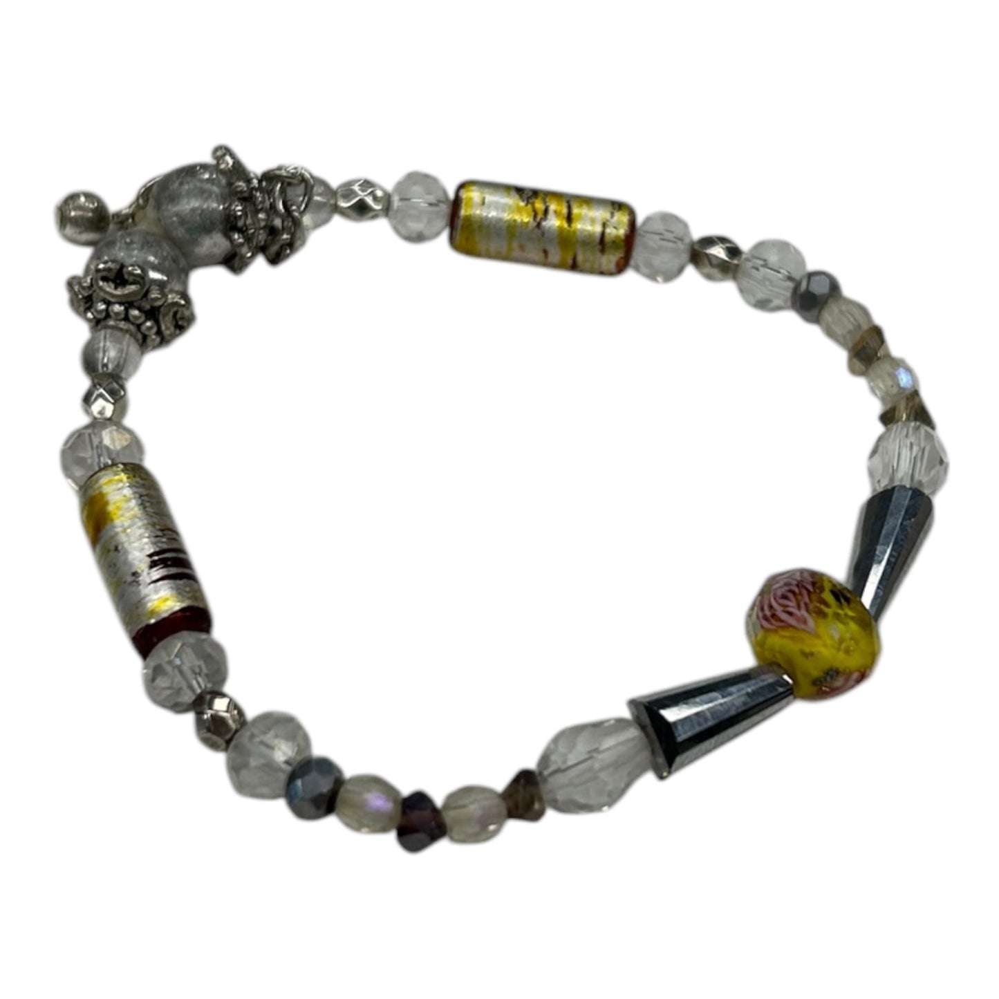 Bracelet Beaded By Clothes Mentor In Yellow