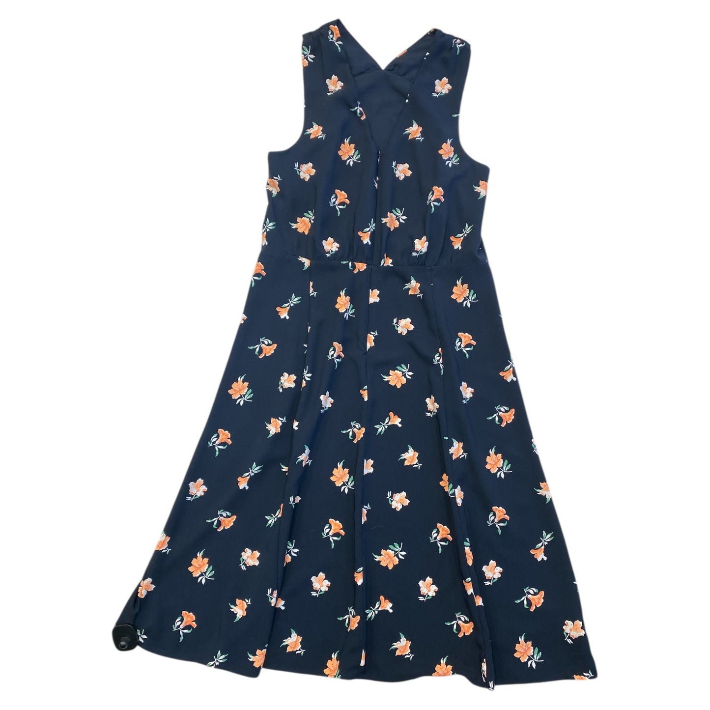 Dress Casual Midi By Ann Taylor In Blue, Size:12