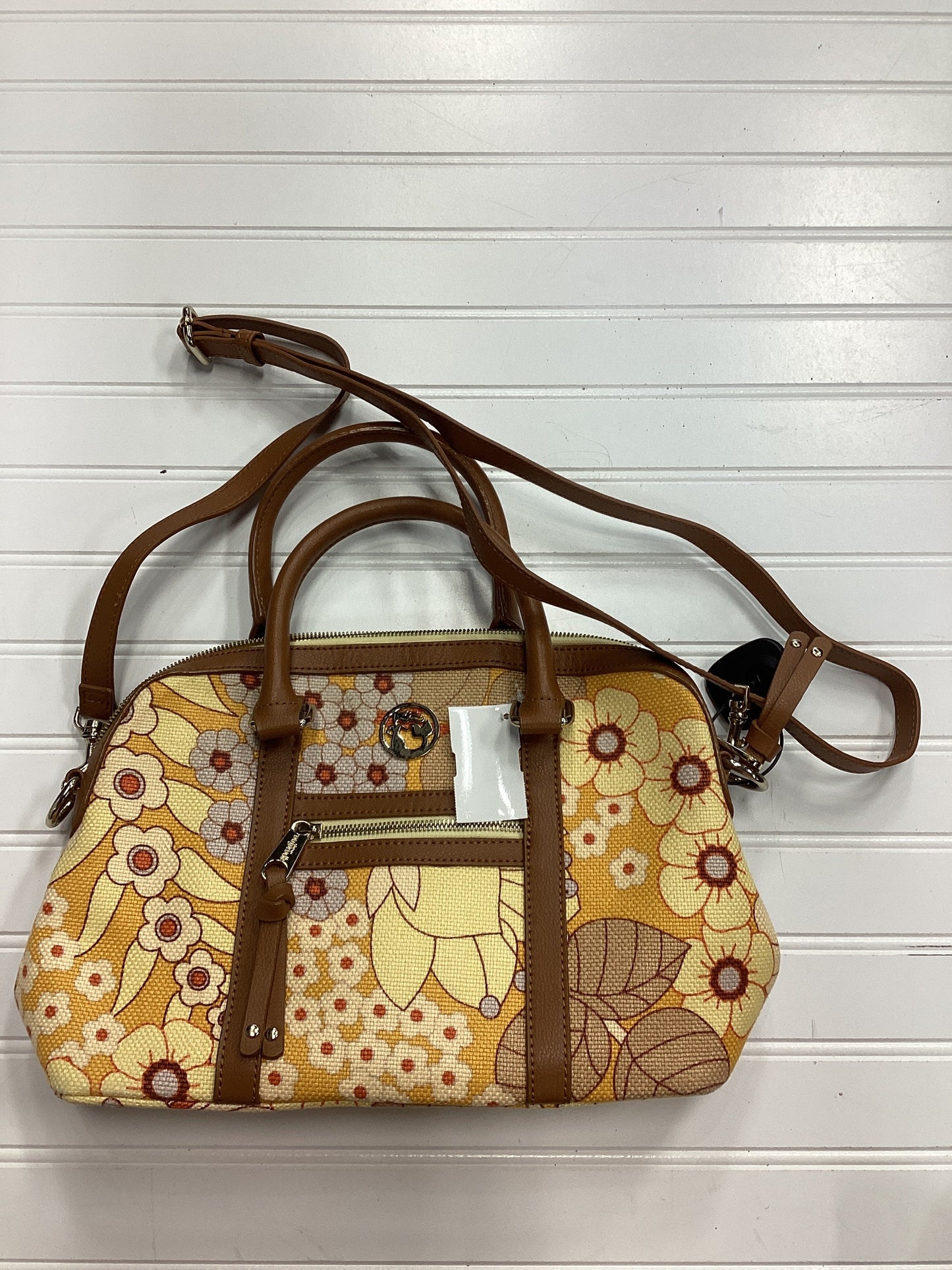 Handbag By Spartina In Floral Print, Size:Large