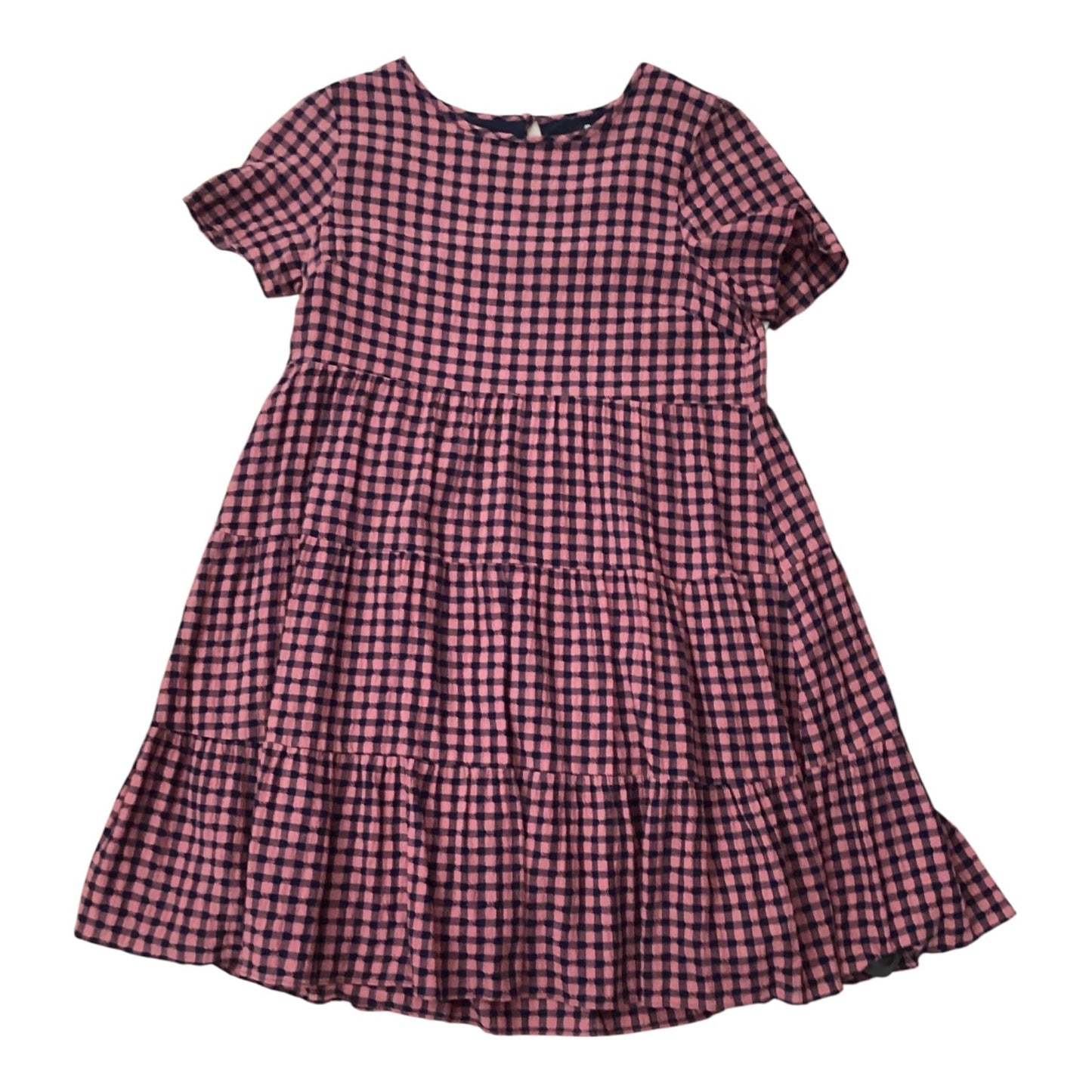 Dress Casual Midi By Madewell In Blue & Pink, Size:S