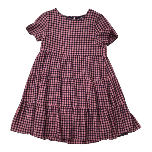 Dress Casual Midi By Madewell In Blue & Pink, Size:S