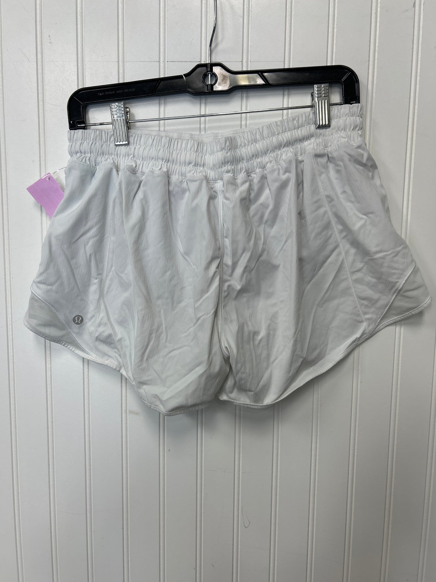 Athletic Shorts By Lululemon In White, Size:12