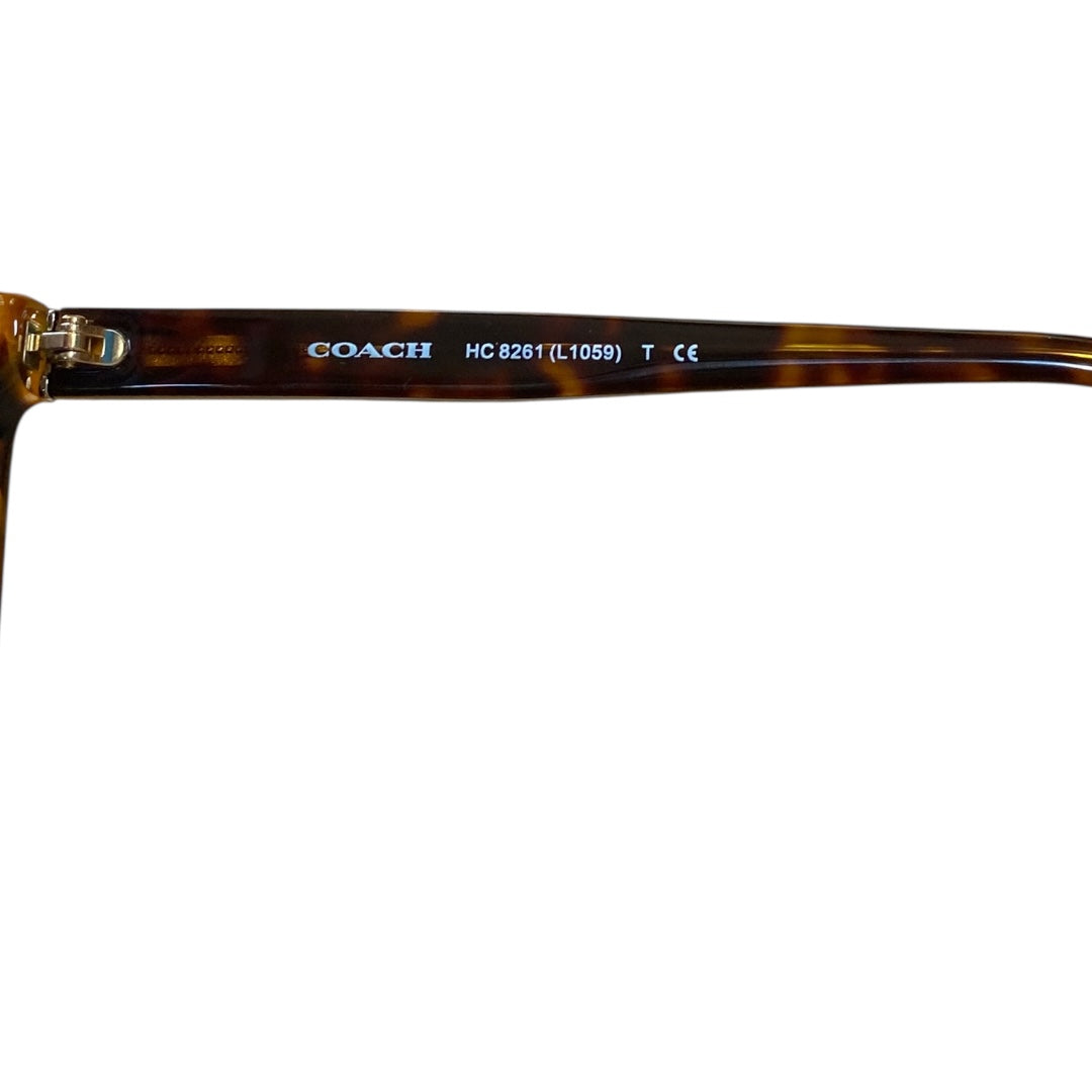 Sunglasses Designer By Coach In Tortoise Shell Print