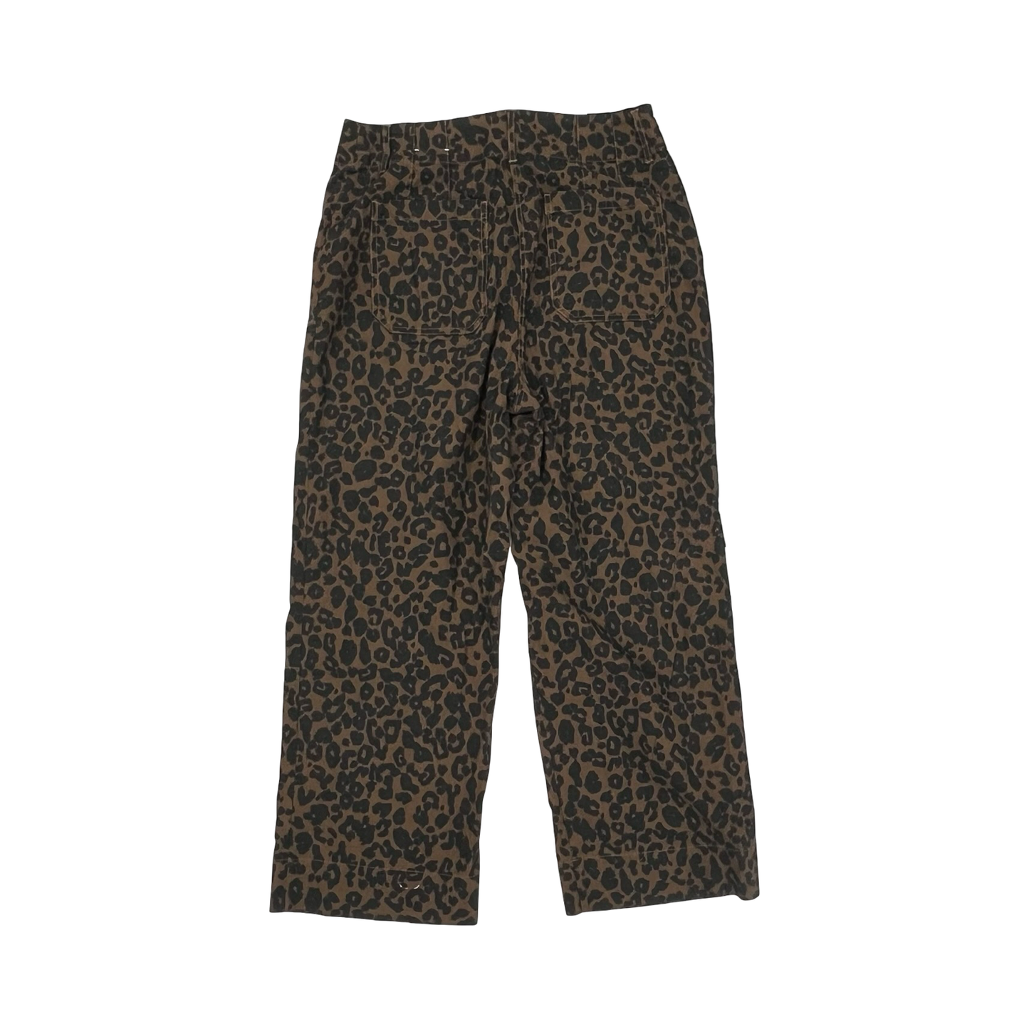 Pants Wide Leg By Nicole By Nicole Miller In Animal Print, Size:8