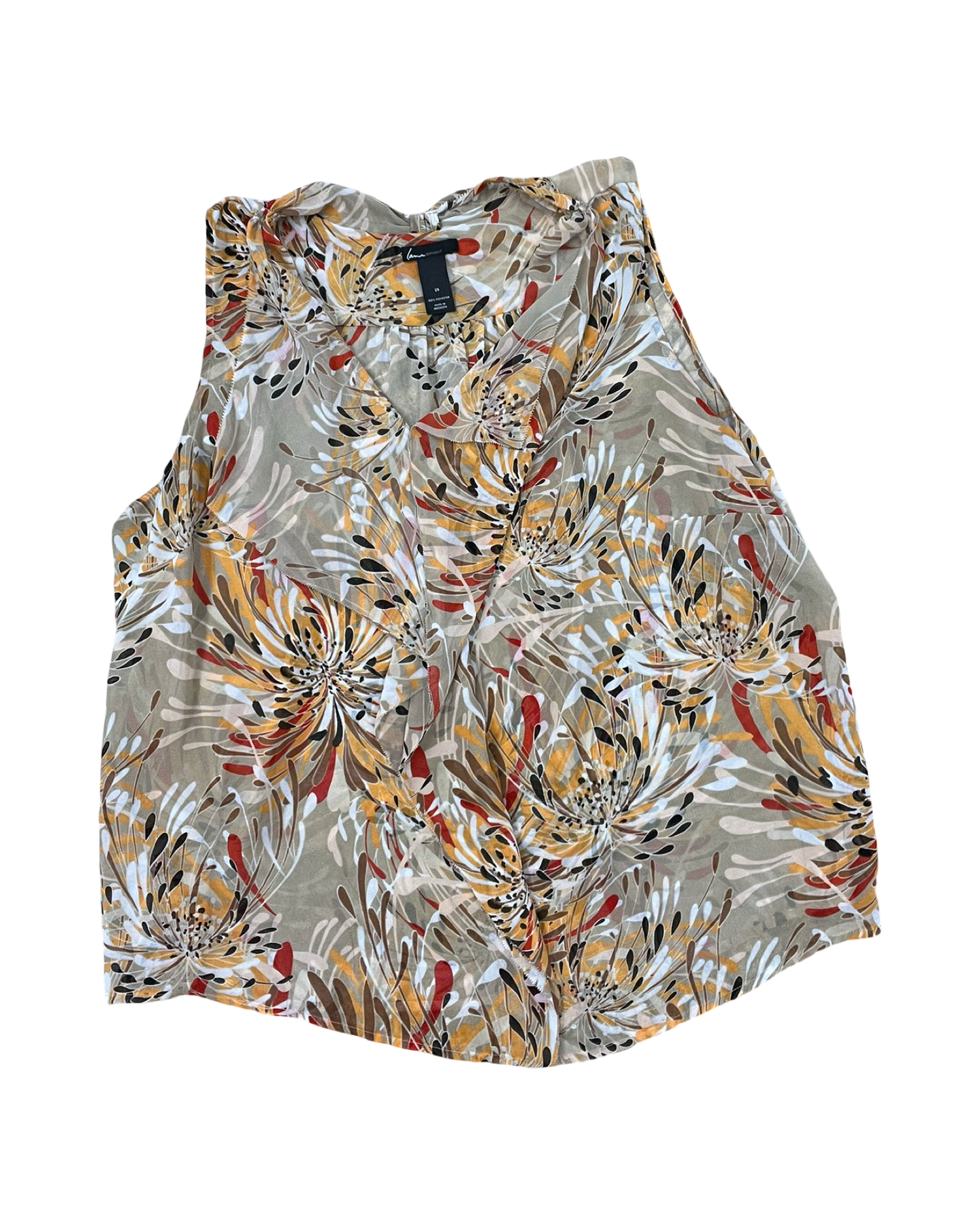 Top Sleeveless By Lane Bryant In Tan, Size:4X