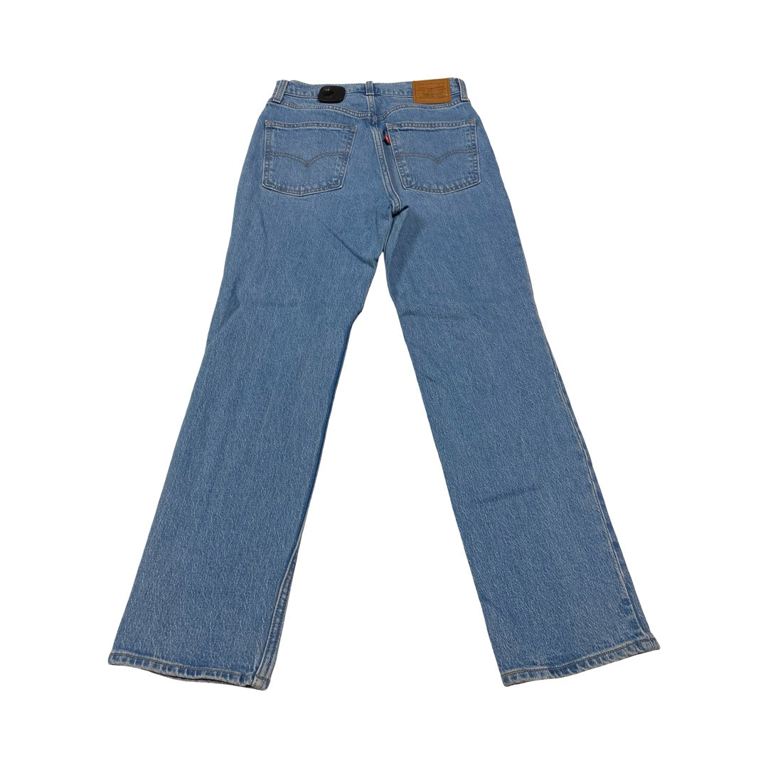 Jeans Straight By Levis In Blue Denim, Size:4