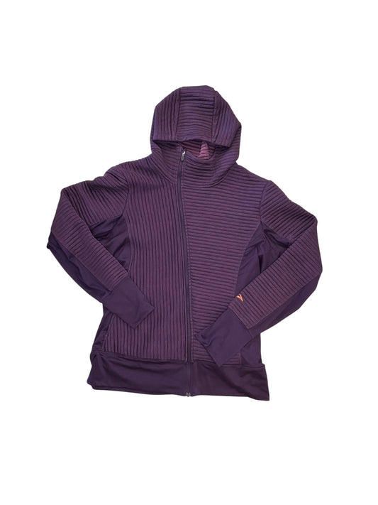 Athletic Jacket By Brooks In Purple, Size:L