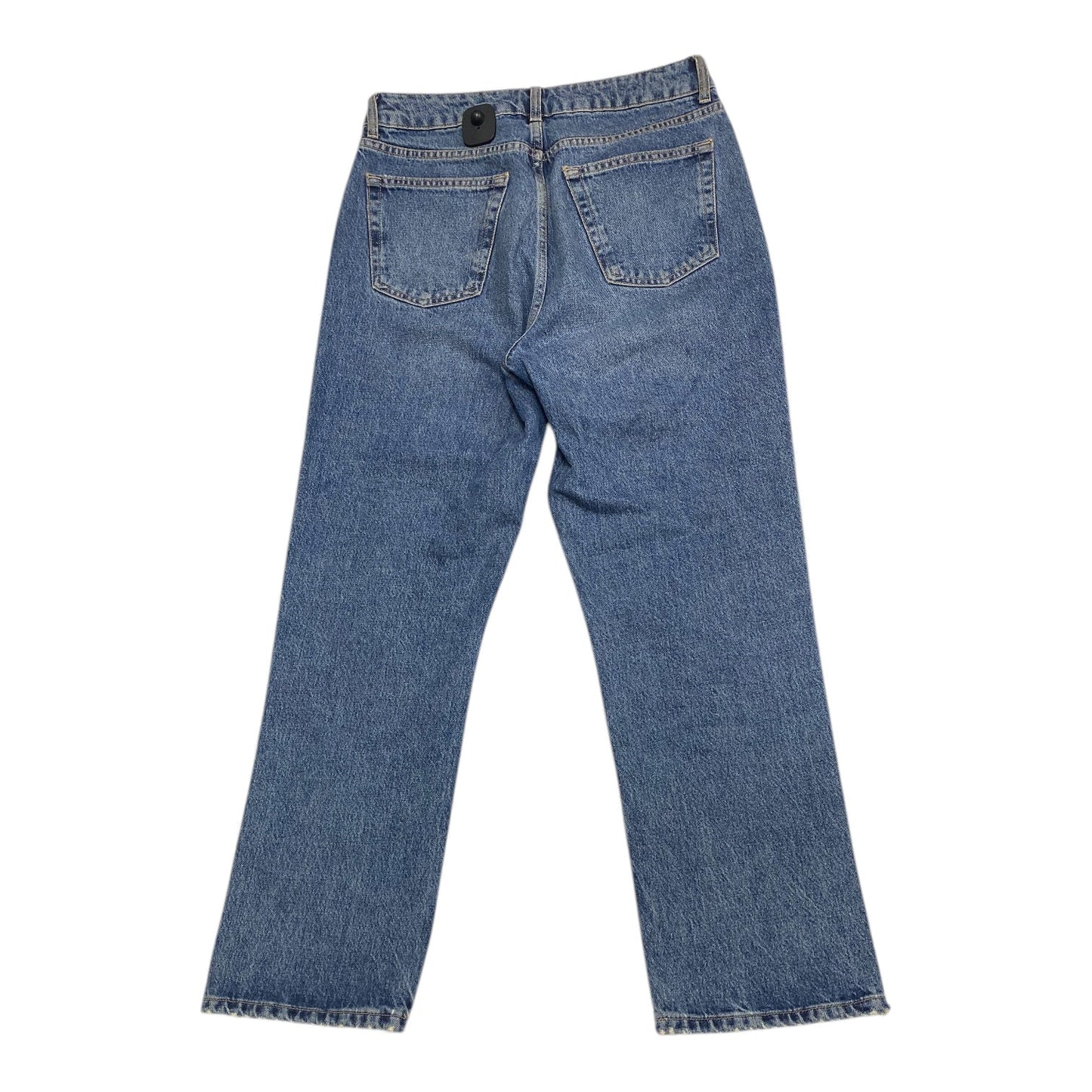 Jeans Straight By Top Shop In Blue Denim, Size:10