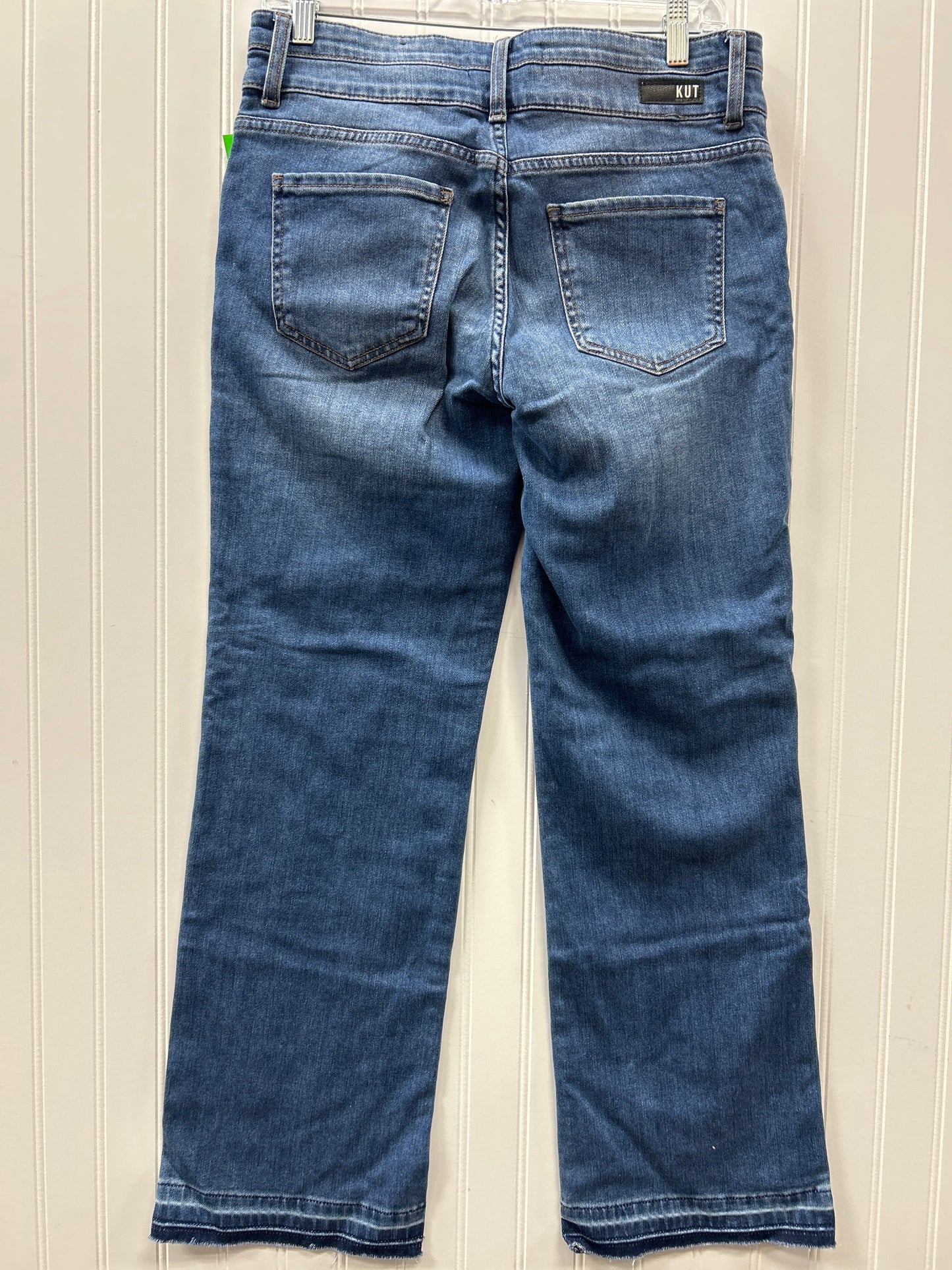 Jeans Boot Cut By Kut In Blue Denim, Size:10