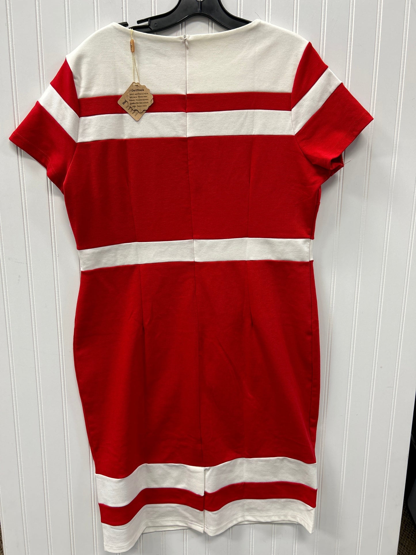 Dress Work By Cmc In Red & White, Size:2X