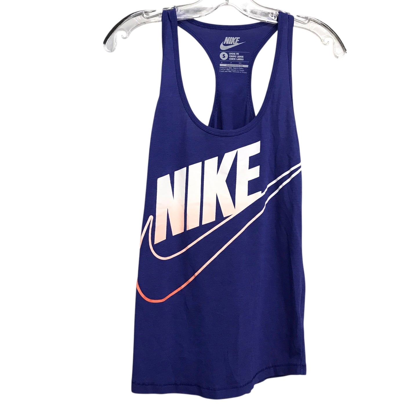 Athletic Tank Top By Nike In Blue, Size:S