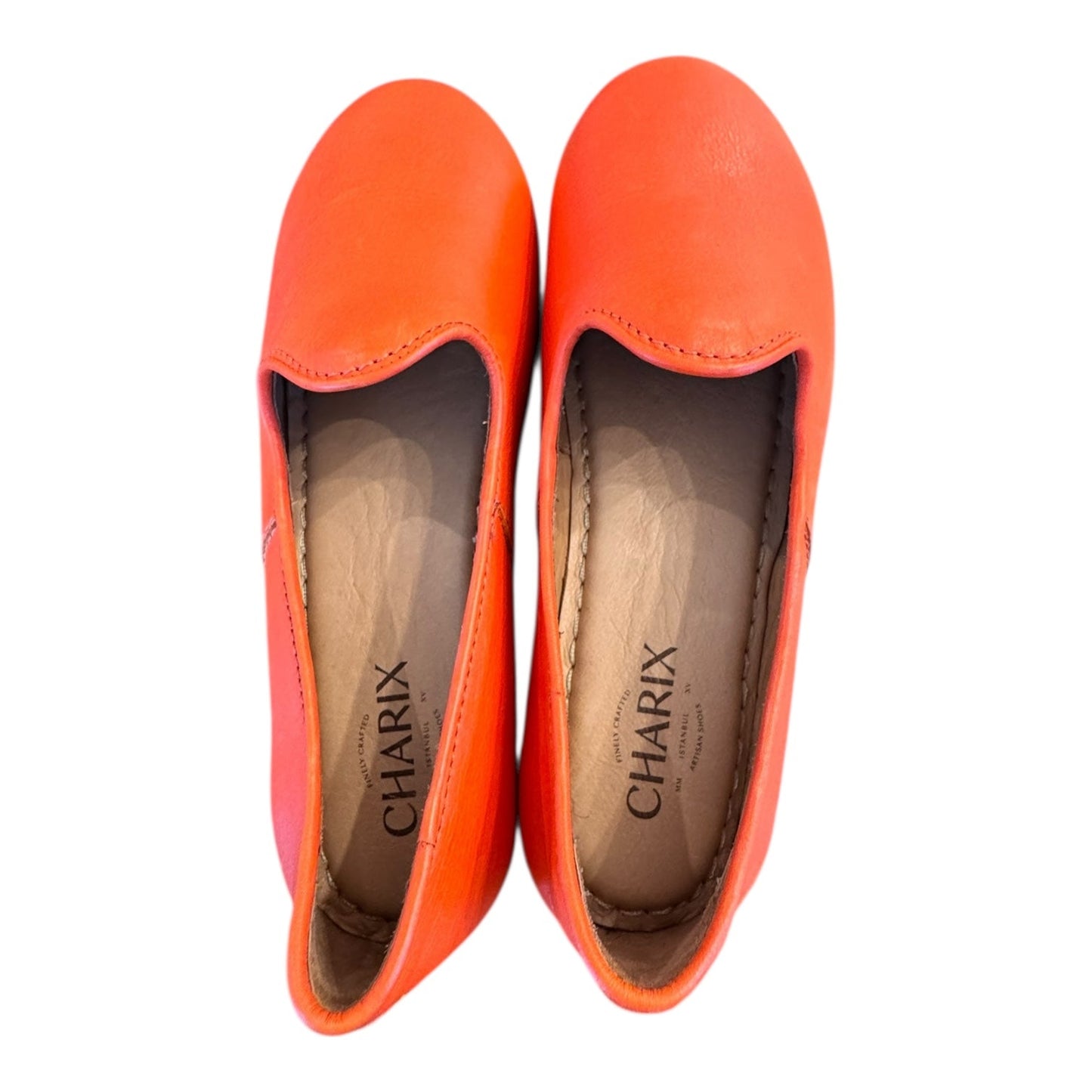 Shoes Flats By CHARIX In Orange, Size:8.5