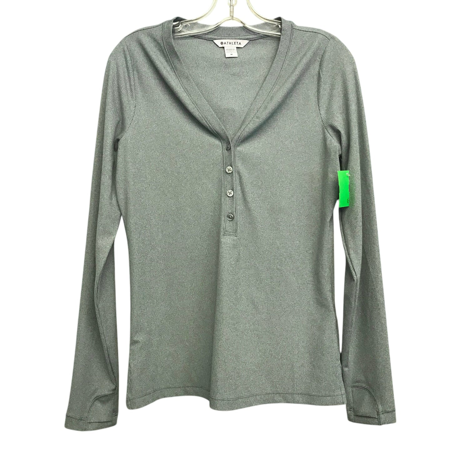 Top Ls By Athleta In Green, Size:M
