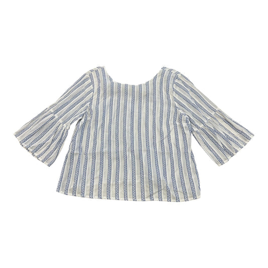 Top 3/4 Sleeve By Universal Thread In Blue & White, Size:M