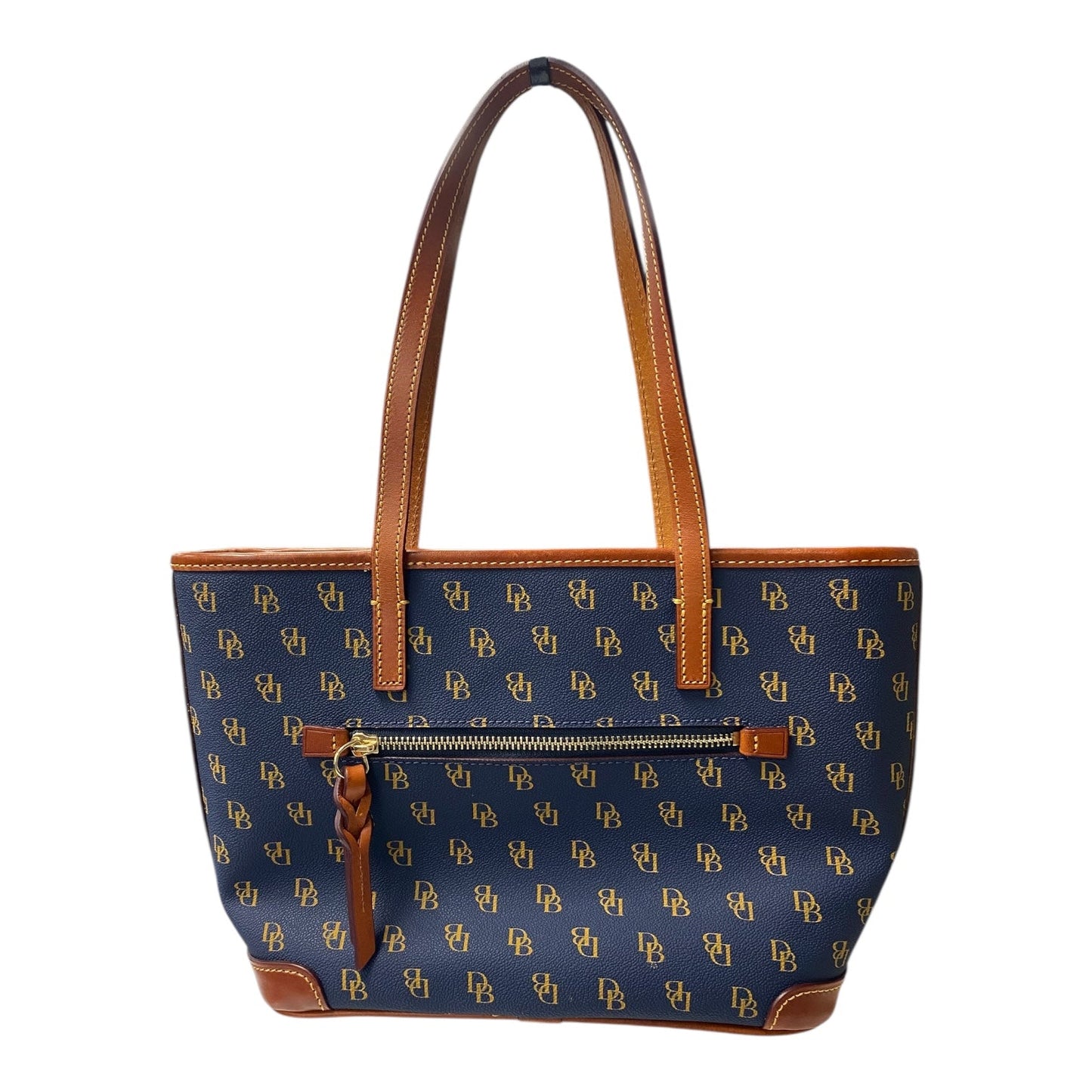 Handbag Designer By Dooney And Bourke In Blue, Size:Medium