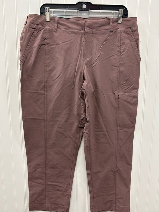 Athletic Pants By Kirkland In Mauve, Size:12