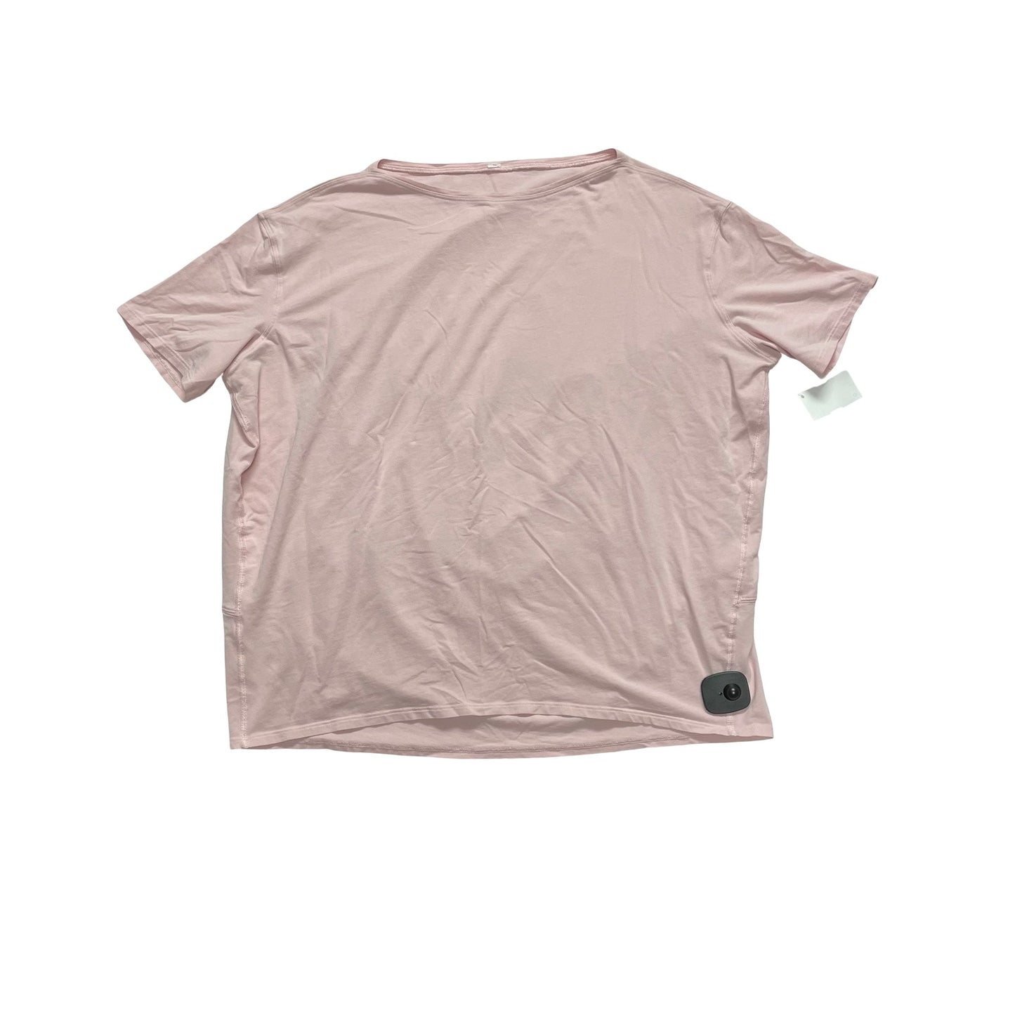 Athletic Top Ss By Lululemon In Pink, Size:6