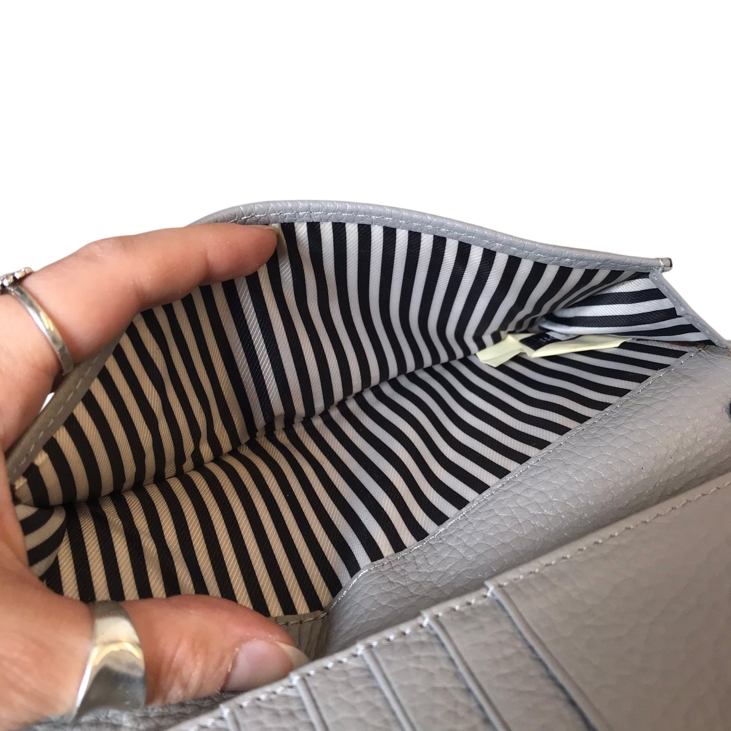 Wallet Designer By Kate Spade In Grey, Size:Medium