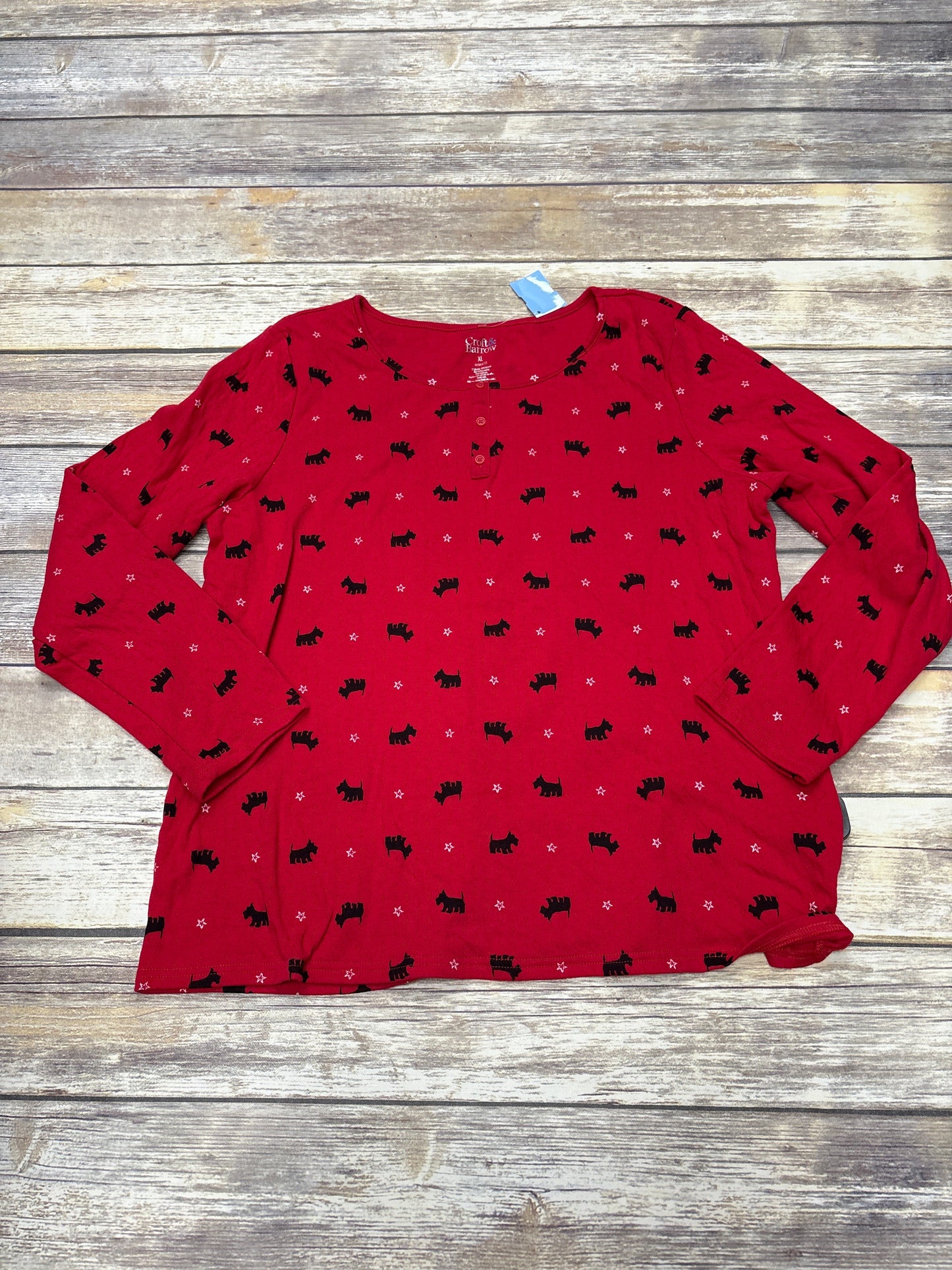 Pajamas 2pc By Croft And Barrow In Red, Size: Xl