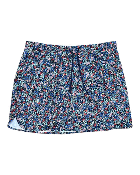 Skort By St Johns Bay In Blue & Red, Size:Xl