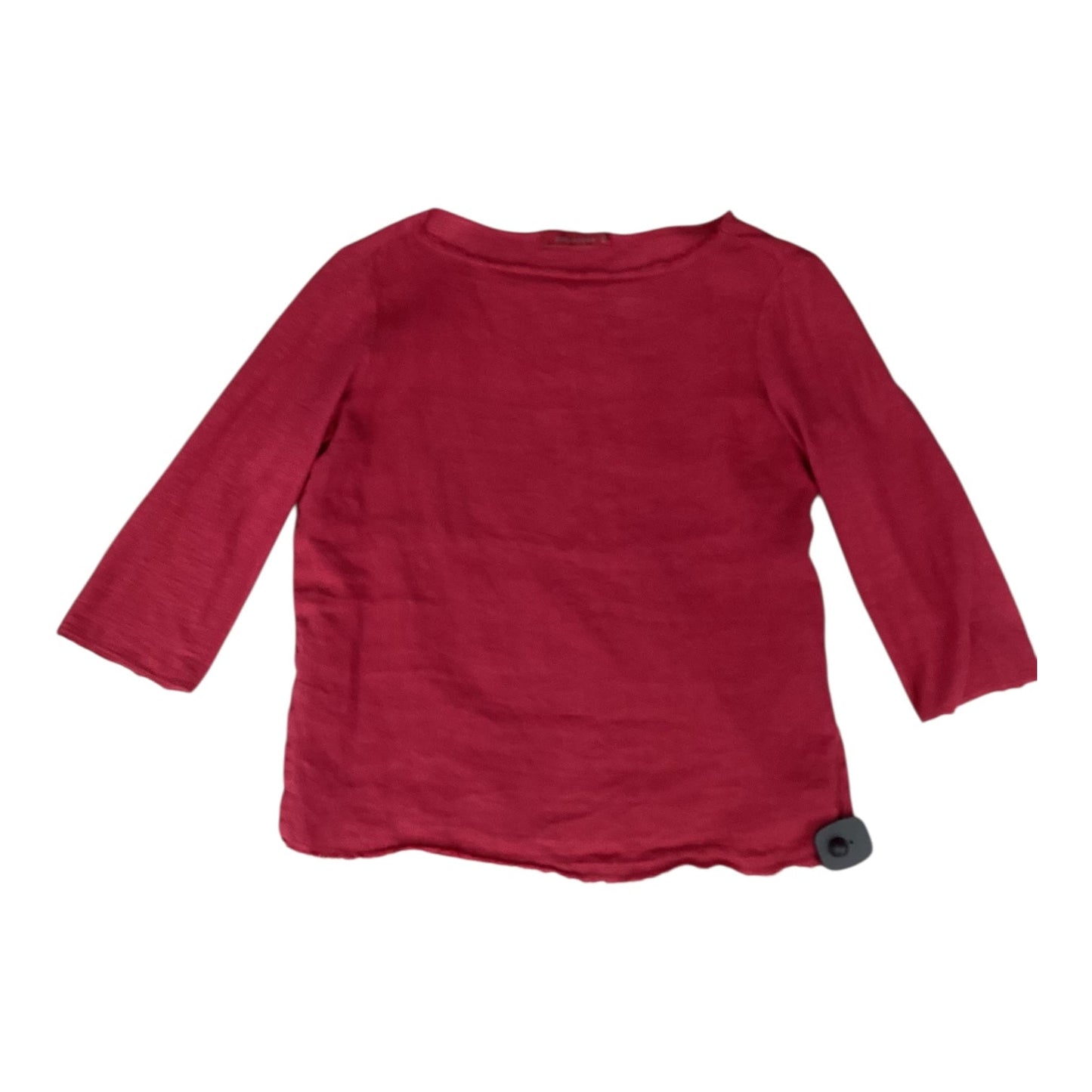 Top 3/4 Sleeve By Cut Loose In Red, Size:Xs