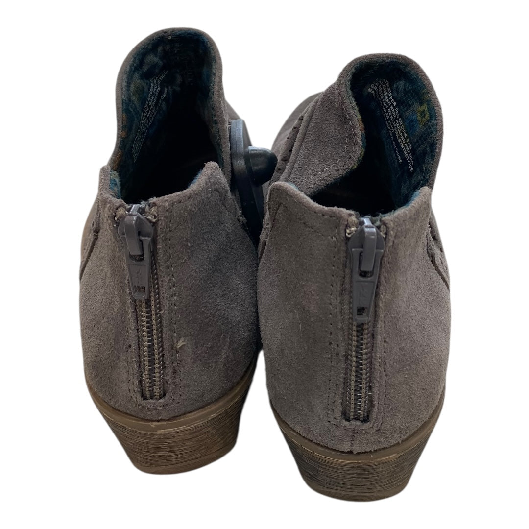 Boots Ankle Heels By Earth Origins In Grey, Size:8.5