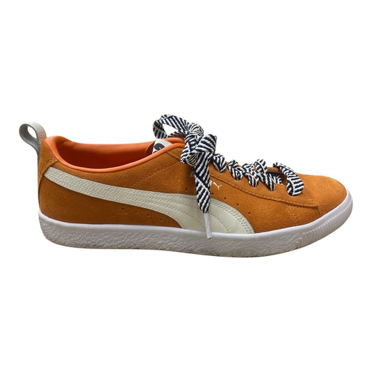 Shoes Sneakers By Puma In Orange, Size:9.5