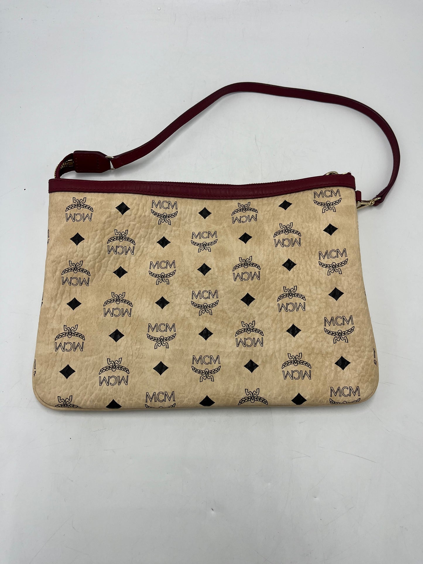 MCM Liz Shopper Luxury Designer Tote w/ Pouchette