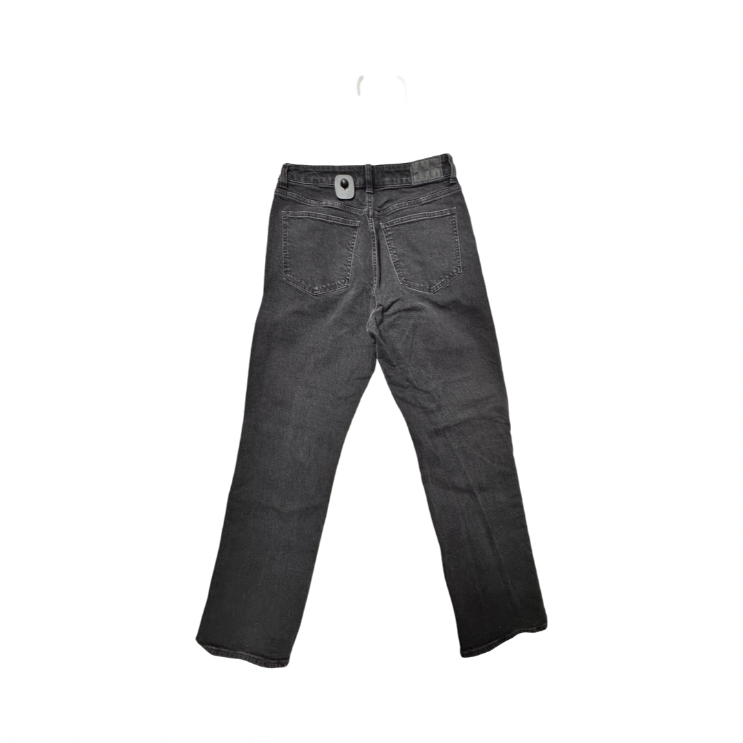 Jeans Straight By Madewell In Black Denim, Size:8