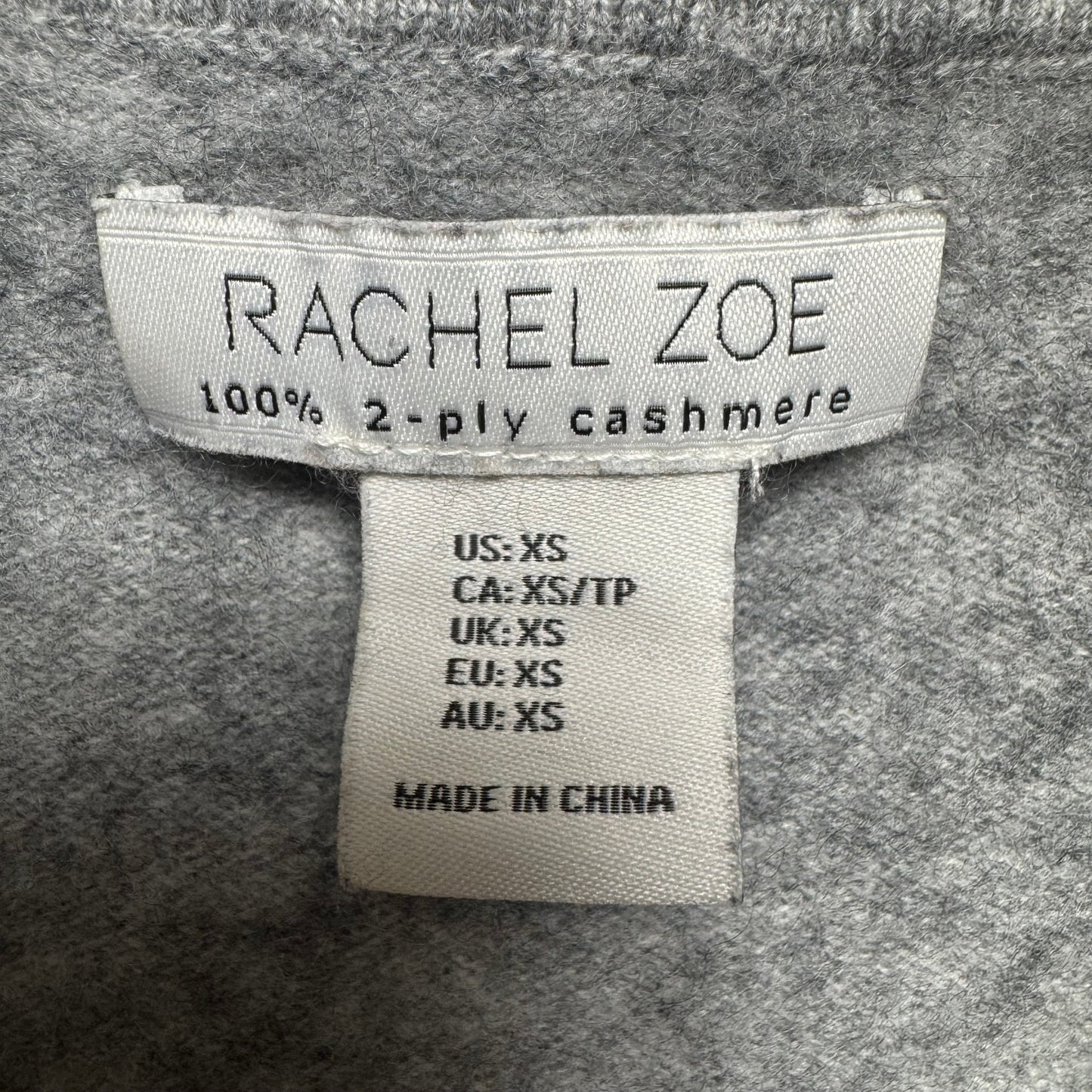 Sweater Cardigan Cashmere By Rachel Zoe In Grey, Size: Xs