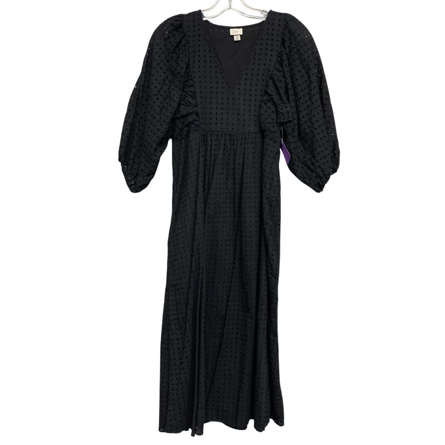 Dress Casual Maxi By A New Day In Black, Size:Xs