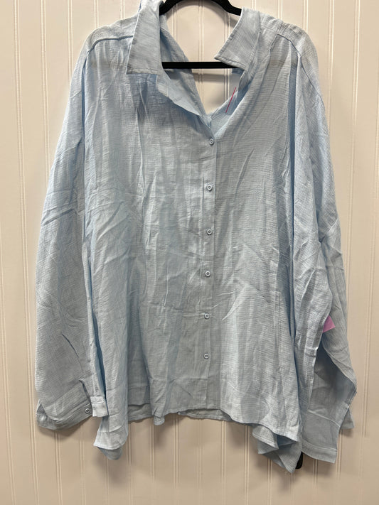 Top Ls By Hayden La In Blue, Size:2X