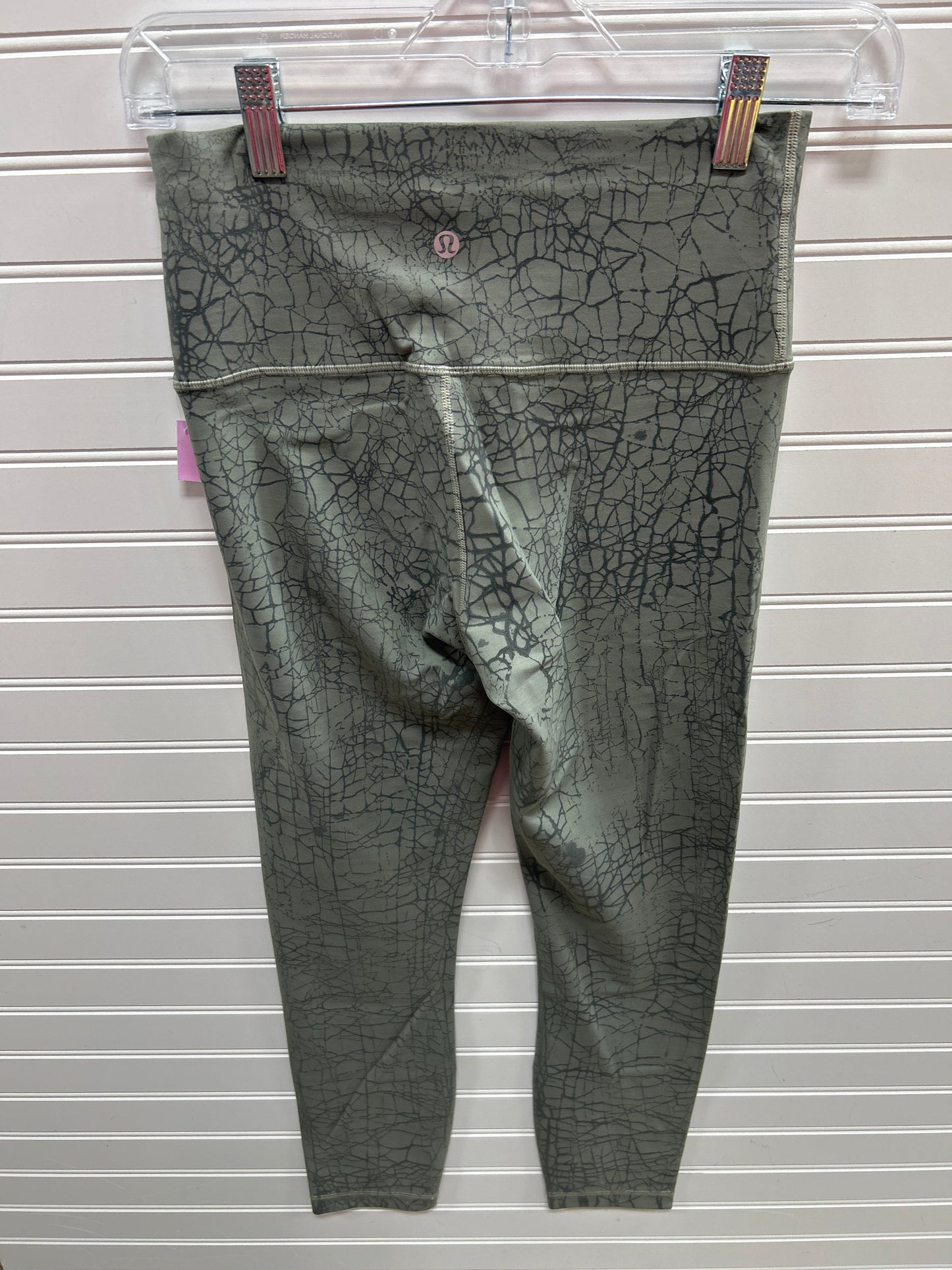 Athletic Leggings By Lululemon In Grey, Size:6