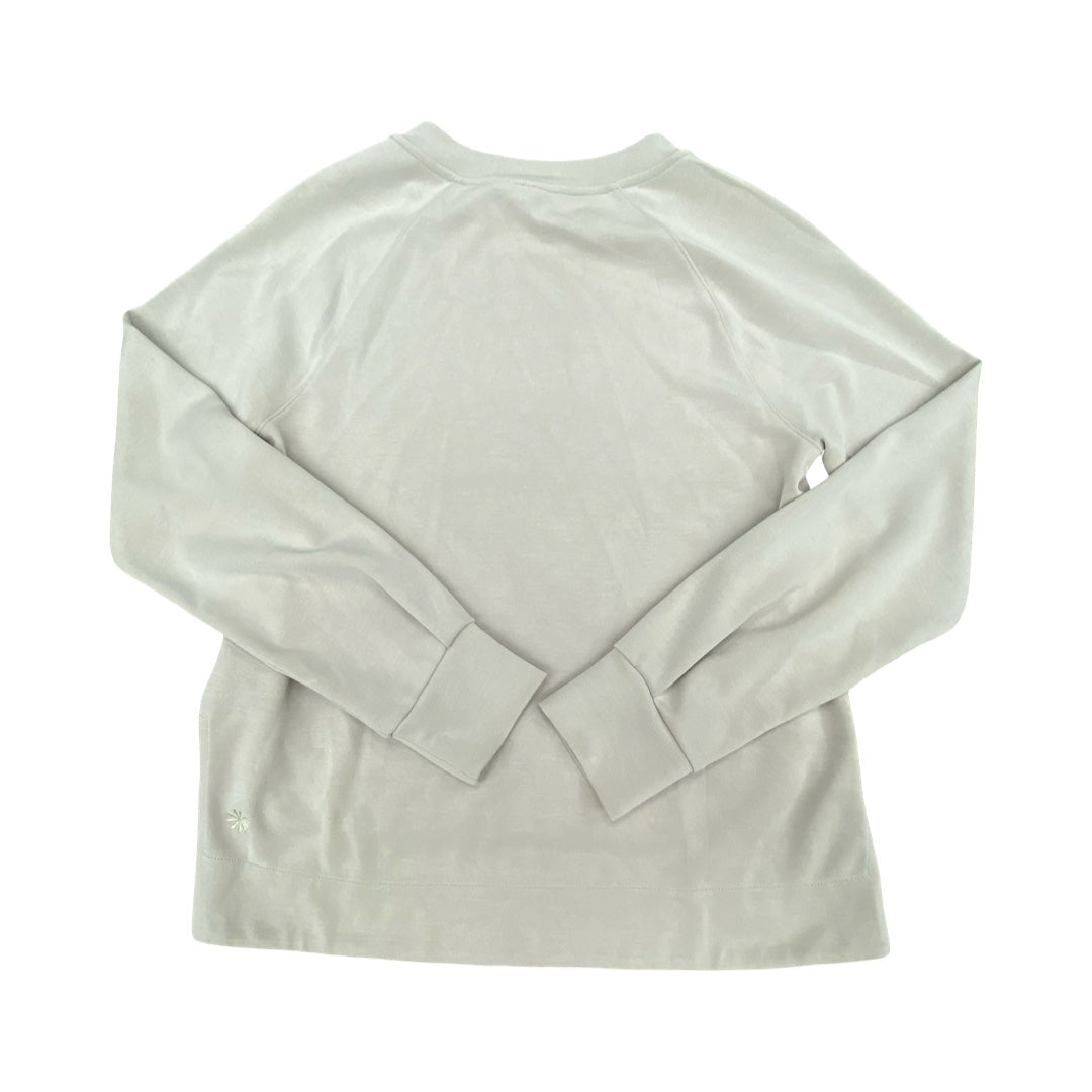 Athletic Sweatshirt Crewneck By Athleta In Beige, Size:Xxs