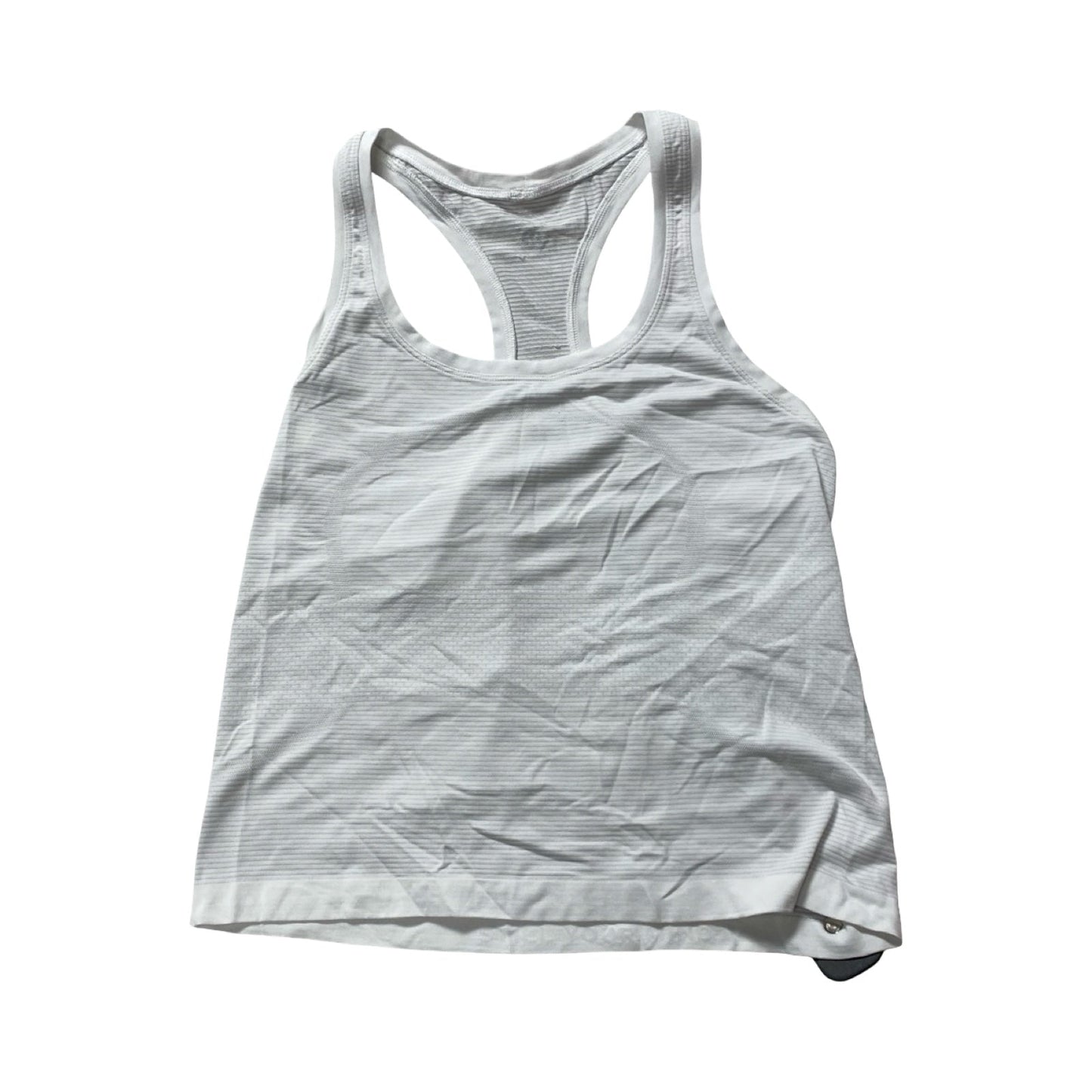 Athletic Tank Top By Lululemon In White, Size:M