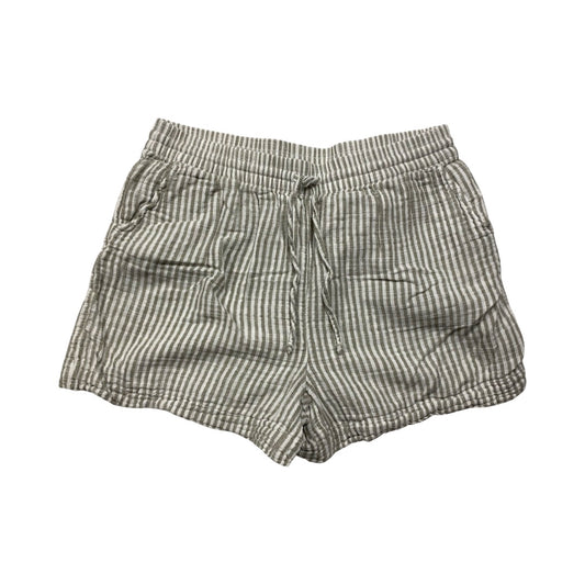 Shorts By Beachlunchlounge In Green & White, Size:M