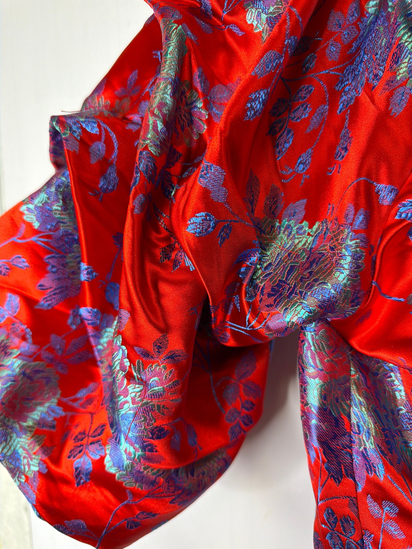 Dress Party Midi By Pretty Little Thing In Blue & Red, Size: 12