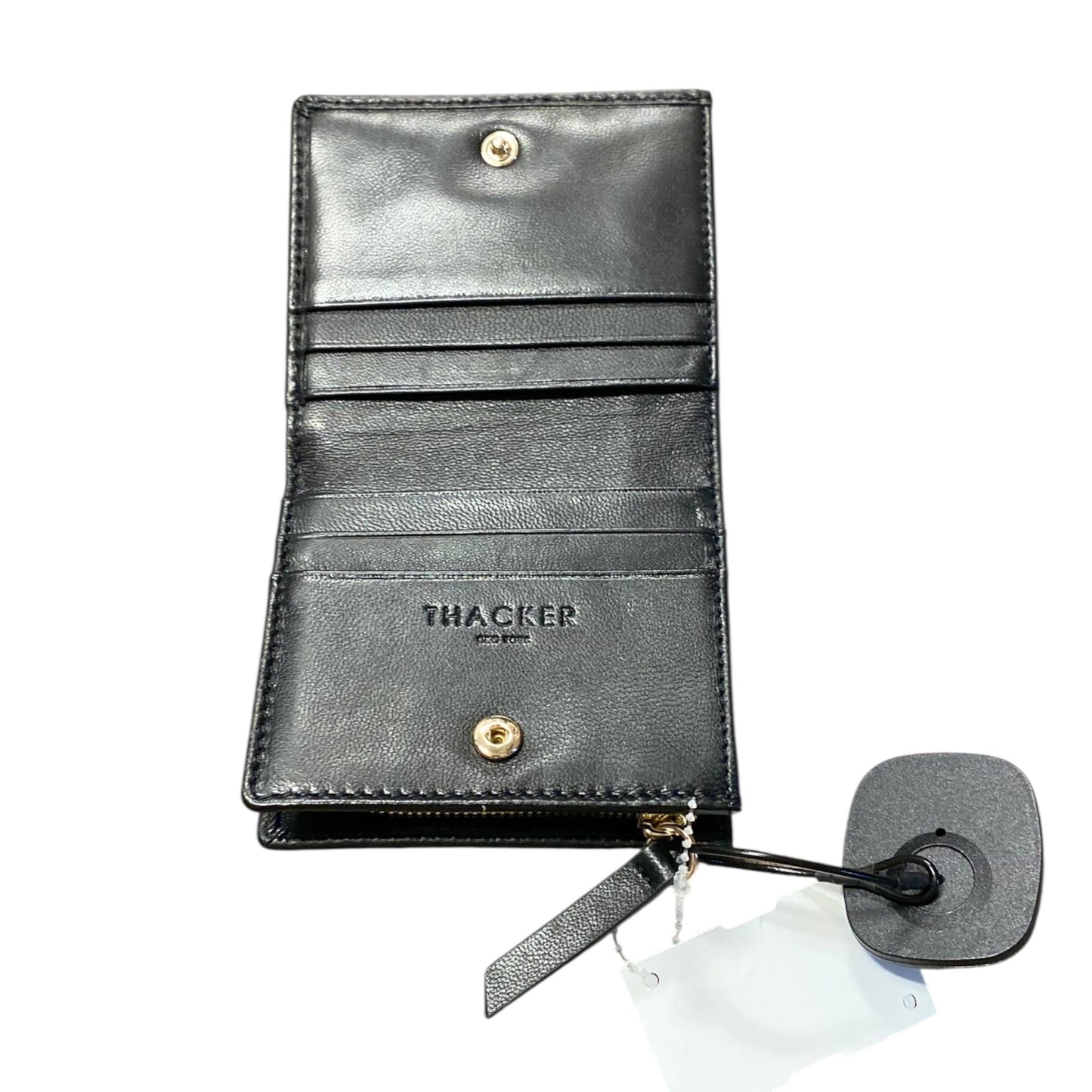 Wallet Leather By Cmc In Black, Size:Small