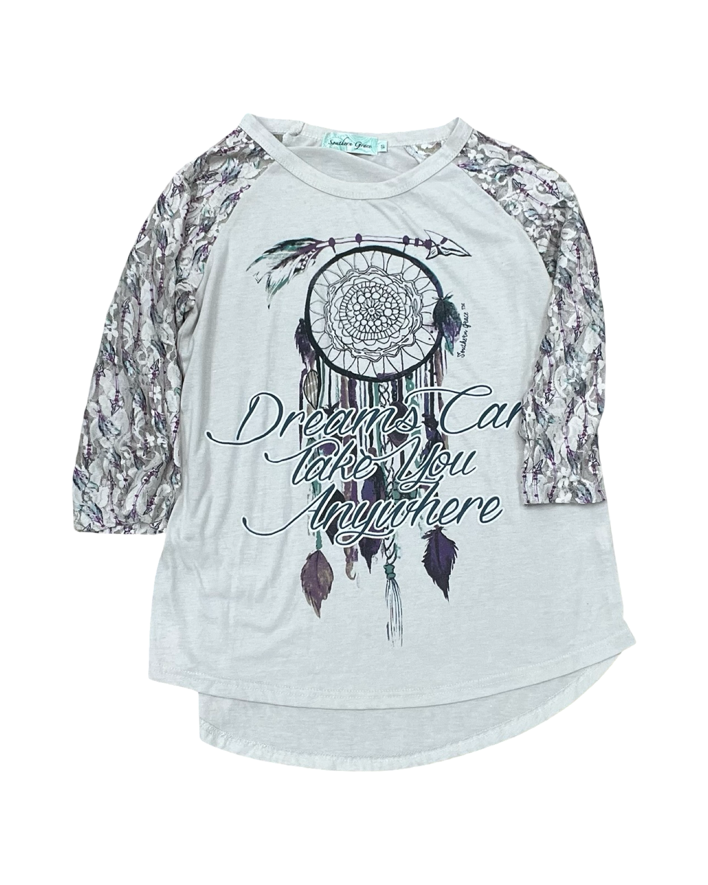 Top 3/4 Sleeve By Southern Grace In Cream, Size:S