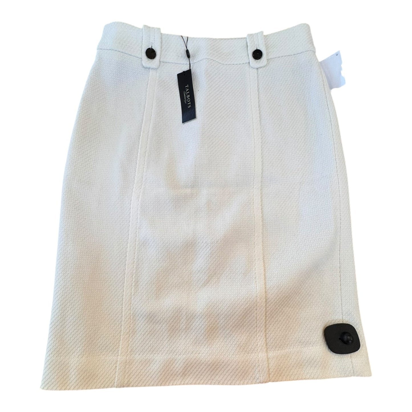 Skirt Midi By Talbots In Cream, Size:6