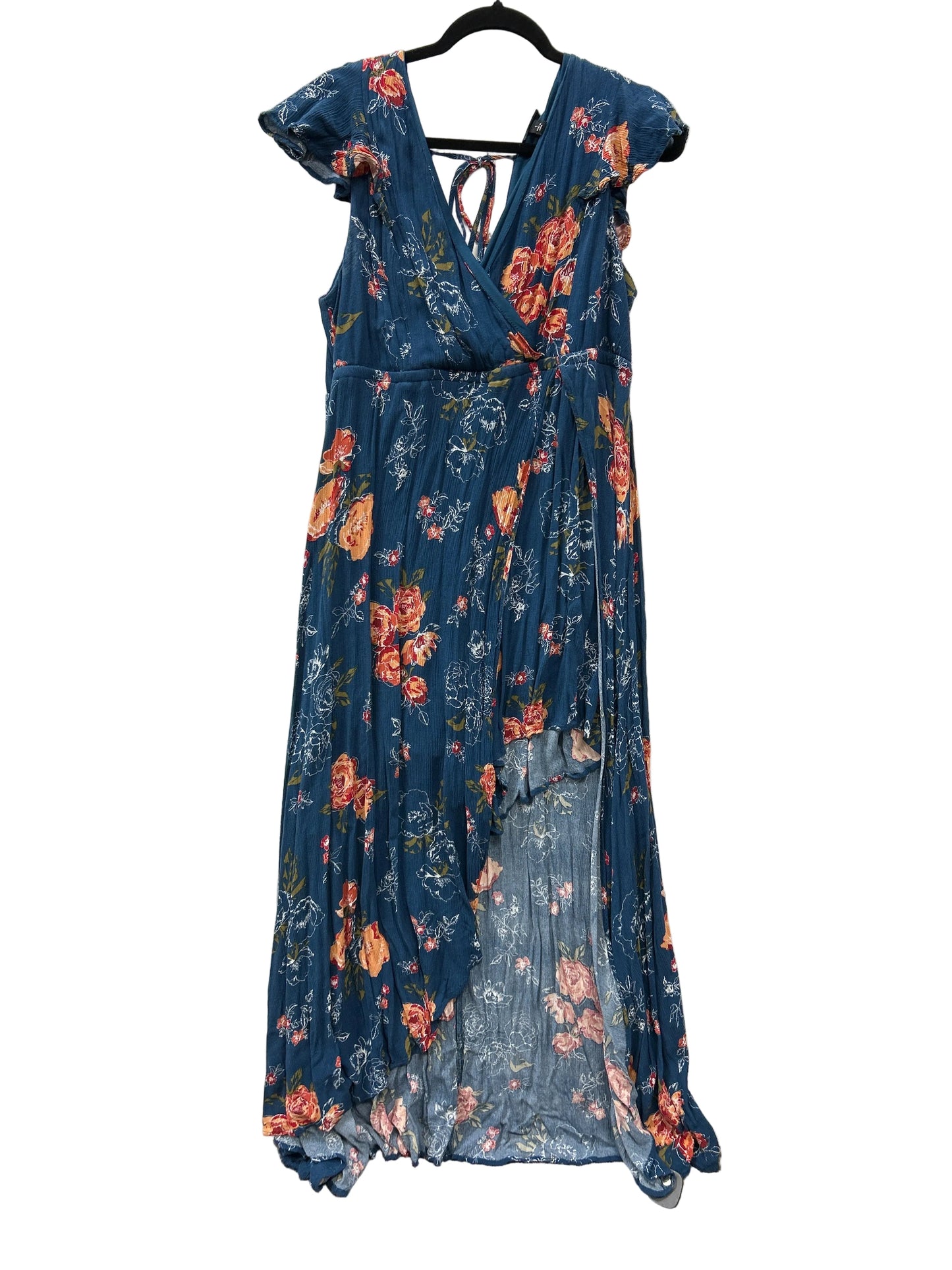 Dress Casual Maxi By Torrid In Blue, Size:1X