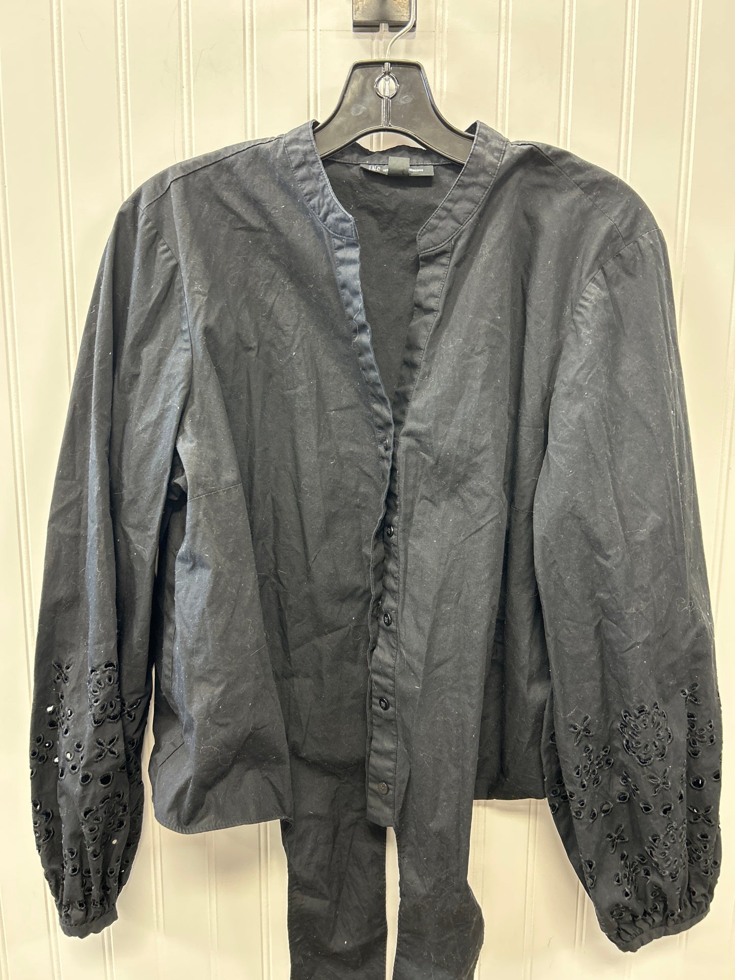 Top Ls By Inc In Black, Size:Xl