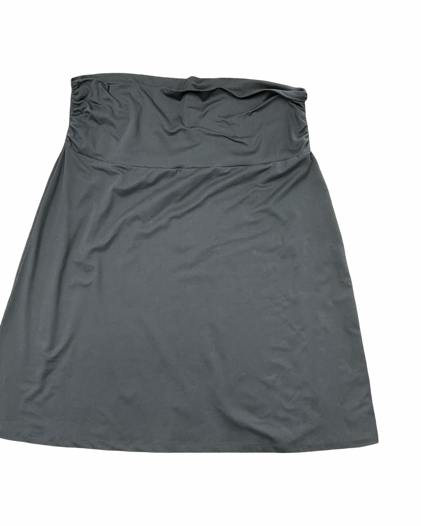 Skirt Midi By Eddie Bauer In Black, Size:1X